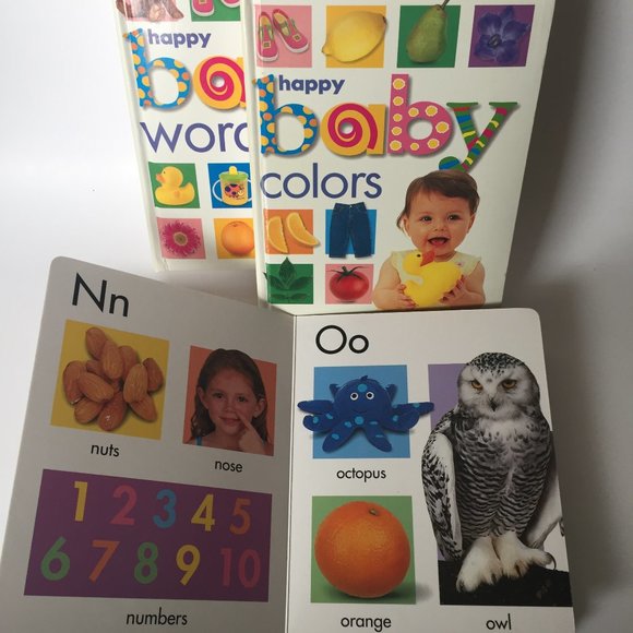 Happy Baby Set of 3 Books: Colors /ABC /Words - Picture 3 of 12